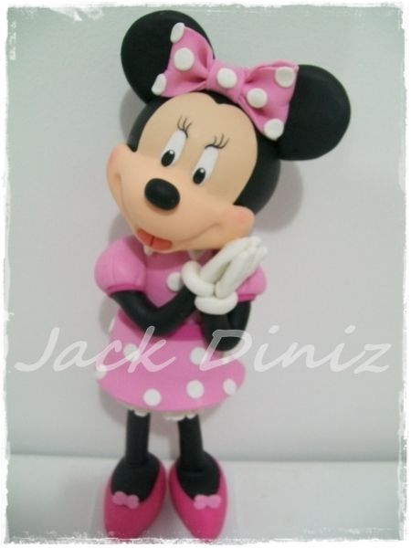 TOPO DE BOLO DA MINNIE